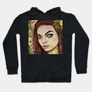 Mila in green mood Hoodie